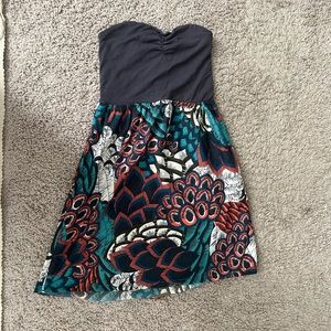 ROXY Mini Strapless Dress Size Small